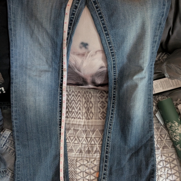 Miss Me Women's Blue Jeans with Embellished Pocket - Picture 6 of 7